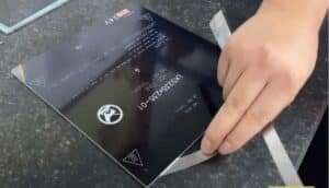 Flatness checking for Aluminium Sheets